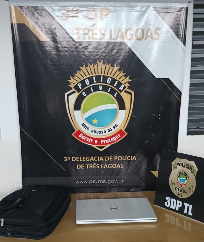 (foto: Divulgação PC/MS) - J.V.N teria adquirido o eletrônico de um indivíduo desconhecido