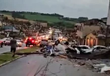 Ciclone causa destruição, deixa 4 mortos e 400 feridos no Paraná