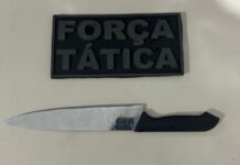 Força Tática prende homem que ameaçou esfaquear o próprio pai no Jardim Alvorada