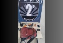 Rádio Patrulha prende suspeito de furto de fiação elétrica em praça de Três Lagoas