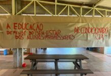 Alunos da UFMS em Três Lagoas protestam contra falta de ar-condicionado nas salas