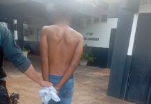 Foragido tenta fugir pelos fundos, mas acaba preso no Jardim das Oliveiras em Três Lagoas