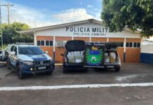 Carros lotados de mercadorias ilegais são apreendidos em Brasilândia