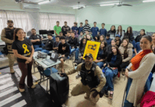 Campanha Maio Amarelo leva palestras educativas sobre trânsito às escolas de Três Lagoas