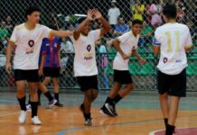 Campeonato Municipal de Futsal Masculino tem rodada nesta terça-feira (30) no Poliesportivo Eduardo Milanez