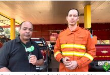 VÍDEO: Major Bombeiro Eduardo Teixeira visita Três Lagoas para ações de prevenção contra incêndios