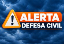 Defesa Civil alerta para possibilidade de tempestades e ventos de até 80 km/h em Três Lagoas