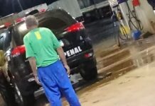 Homem embriagado é preso ao ser flagrado dirigindo viatura da Polícia Penal