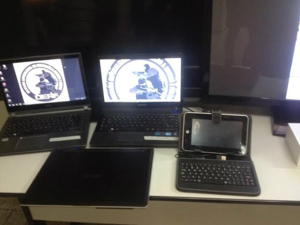 Pertences adquiridos por suspeito ao longo de dois meses (Foto: Graziela Rezende/G1 MS)