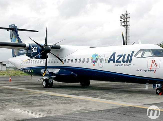 O ATR 72-600 é considerado o avião com motores turbo-hélice mais moderno e seguro do mundo e tem capacidade para transportar 68 passageiros (Foto ilustrativa)