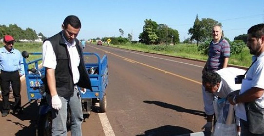 Foto: Ponta Porã Informa/Lidio MartinezPoliciais brasileiros atenderam a ocorrência