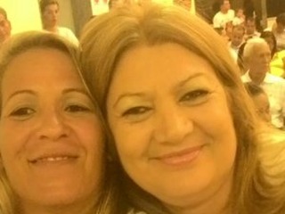 Tatiana posa para foto com a vereador Marisa Rocha (Foto: Facebook/Reprodução)