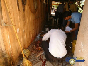 Idoso foi morto a pauladas. (Foto: Dourados Agora)