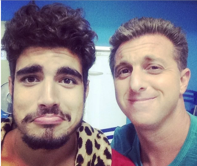 Caio abandonou o visual moicano (Foto: Caldeirão do Huck/TV Globo)