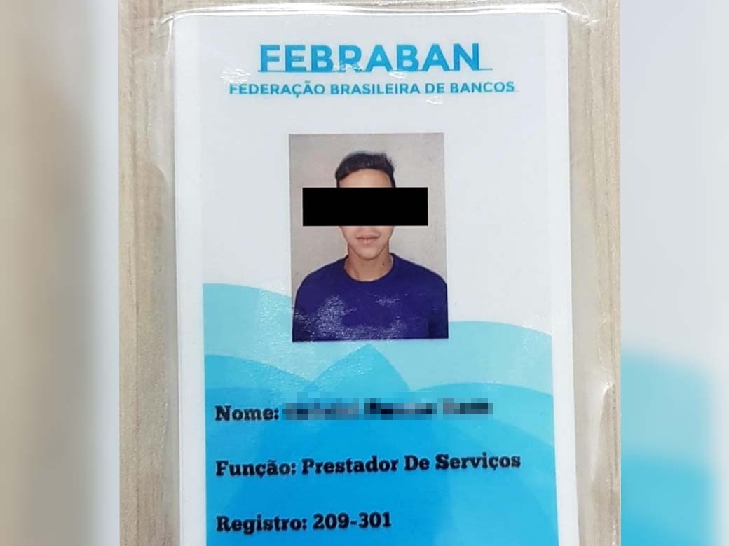 Crachá apresentado pelo acusado é falso, segundo a Polícia Civil