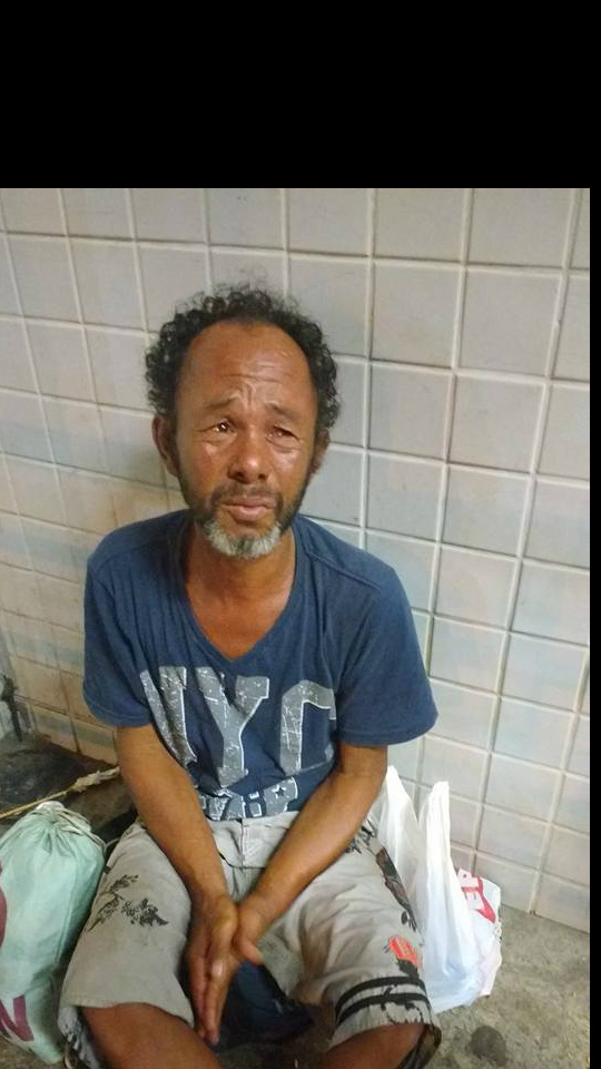 Genilson Marques de Souza, esta na cidade de Vila Velha no Espírito Santo e deseja voltar para a cidade e rever sua família. Foto: Reprodução Facebook
