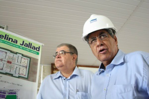 Marun e Puccinelli visitaram quatro canteiros de obra nesta sexta-feira
