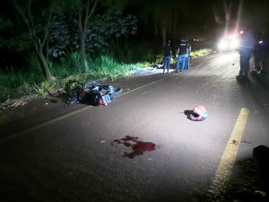 Acidente que ocorreu na madrugada desta segunda-feira vitimou irmãosFoto: Cido Costa