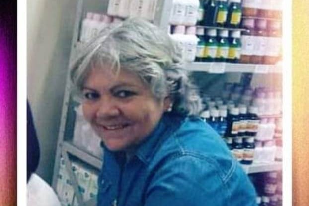 Atendente de Farmácia, Maria de Freitas. Foto: Divulgação.