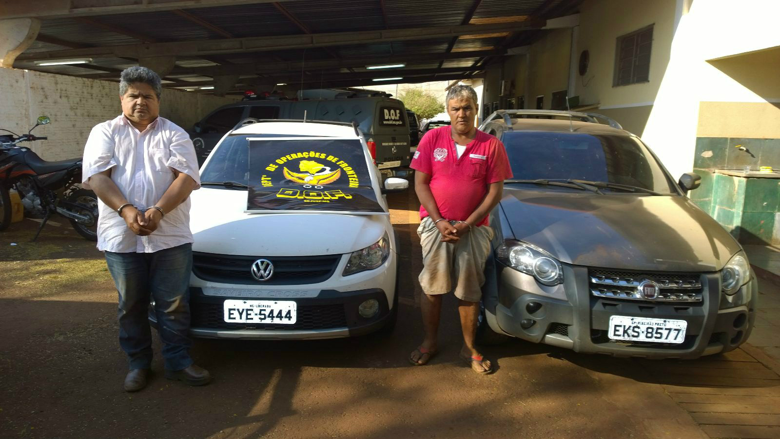 Homens foram presos com veículo adulterado - Foto: Divulgação