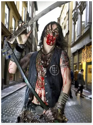 Líder do grupo sueco de black metal Watain (Foto: Divulgação)