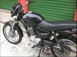 A policia continua buscas na tentativa de localizar os suspeitos bem como o paradeiro da motocicleta.Foto: Divulgação