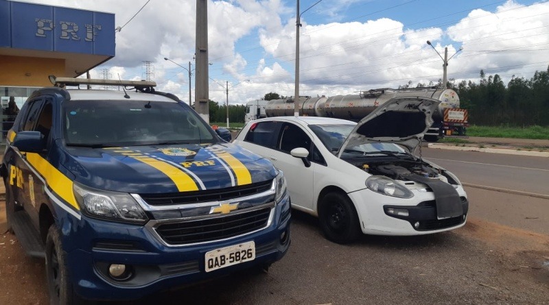 Veículo foi identificado durante fiscalização na BR-262. Foto: Divulgação PRF.