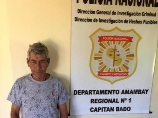 Agustin Ovelar, de 61 anos, preso na sede da polícia Paraguaia. (Foto: Porã News)
