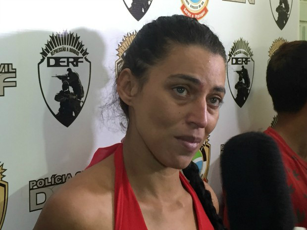 Garota de programa confessou que ajudou em roubo, mas negou morte (Foto: Gabriela Pavão/ G1 MS)