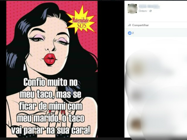 Mensagem foi postada na manhã do dia em que foi morta por companheiro (Foto: Reprodução/Facebook)