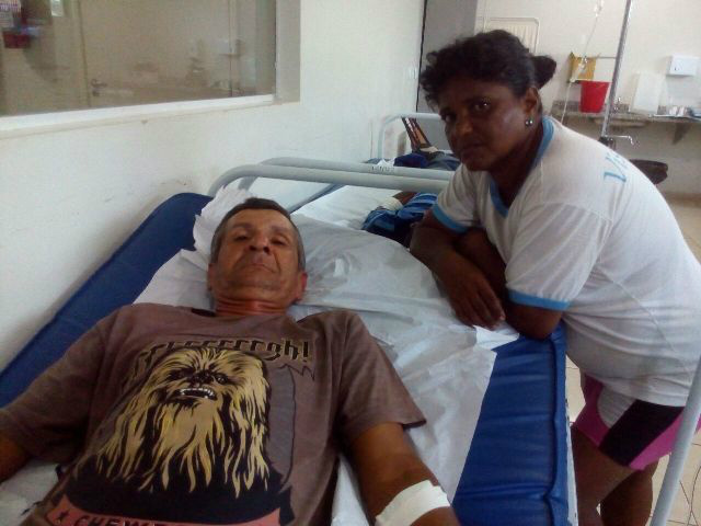 Valmir Rodrigues da Silva 46, teve uma crise de convulsão e a esposa Izabel Cristina pediu socorro aos militares.