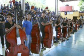 Foto: Edemir RodriguesA administração estadual também tem promovido circuitos de apresentação das bandas e fanfarras