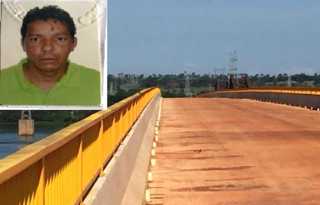 Cícero costumava pescar na ponte que está em construção entre Mato Grosso do Sul e São Paulo.