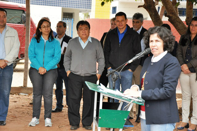 Assinatura de ordem de serviço no JK.Foto: Assessoria