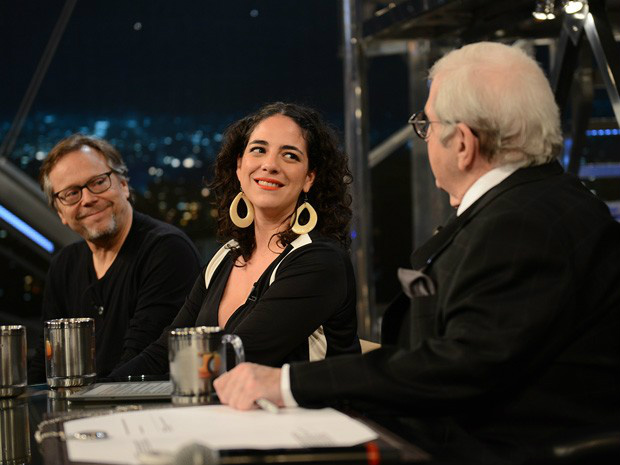 Martha Nowill comenta que será par romântico de Paolla Oliveira (Foto: Ricardo Martins/Programa do Jô)