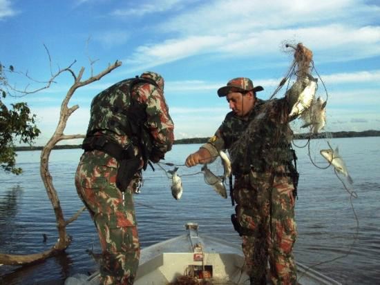 Foto: DivulgaçãoOperação da PMA tem foco no combate à pesca predatória