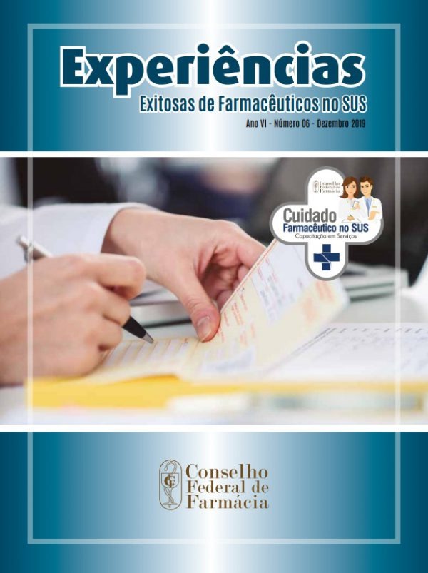 Capa da revista do CFF, onde foi publicado o artigo da experiência relatada pela farmacêutica Munisa