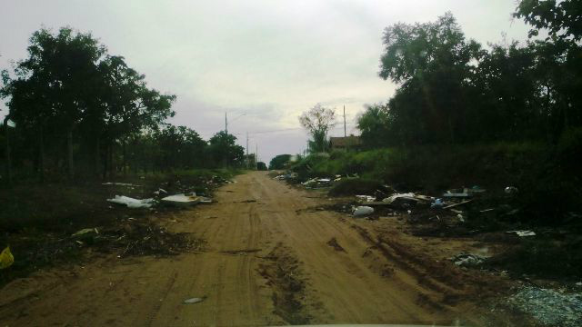 Rua Bernardino Rodrigues Montalvão, em Três Lagoas