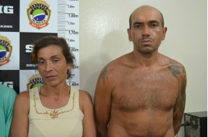 Foto: Dourados AgoraMaria Aparecida e seu companheiro Jeser foram presos ontem (29)