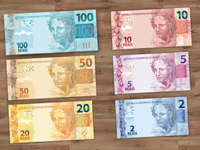 Começam a circular nesta segunda-feira (29) as novas cédulas de R$ 2 e R$ 5.Foto: G1