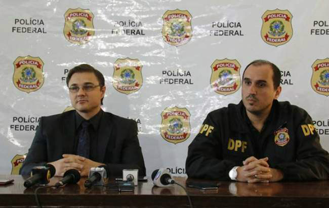 Delegados Cleo Mazzotti e Fabrício Rocha (Foto: Cleber Gellio)