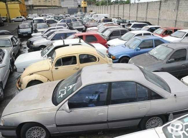 Interessados poderão visitar o pátio dos veículos entre os dias 20 a 23 de junho (Reprodução: Folha do MS)