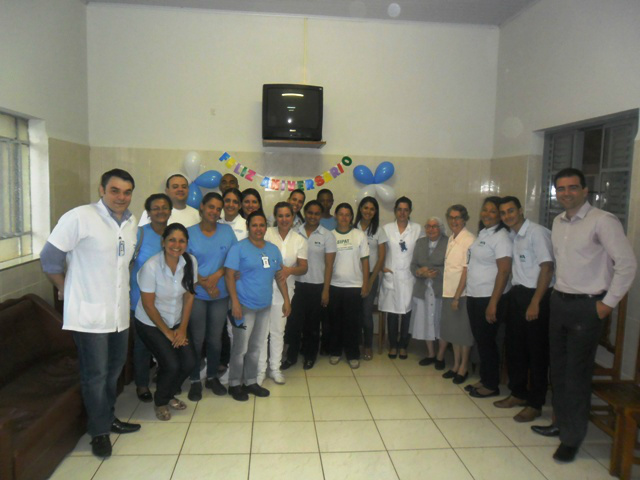 Aniversariantes do mês de julho participam de comemoração no Hospital Auxiliadora.Foto:Divulgação