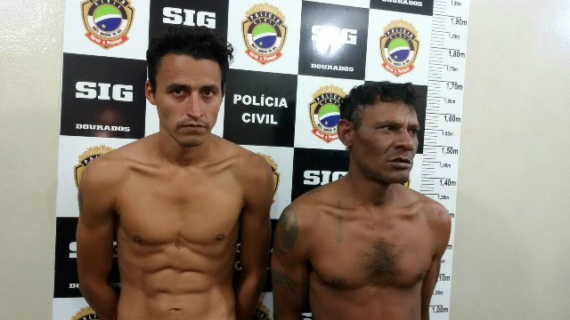 Dupla foragida da Justiça acabou presa na BR-163, em Dourados - Fotos: Osvaldo Duarte