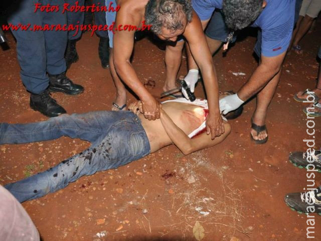 Homem foi morto a tiros na madrugada da última segunda-feira.Foto: Maracaju Speed 