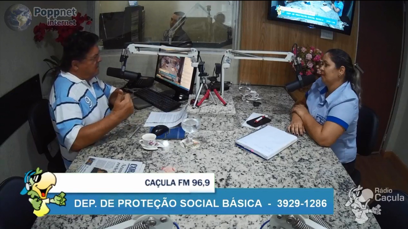 Mel Nunes e Romeu de Campo Jr. no Programa Linha Direta com a Notícia - 21.03.2019 - Rádio Caçula FM 96,9