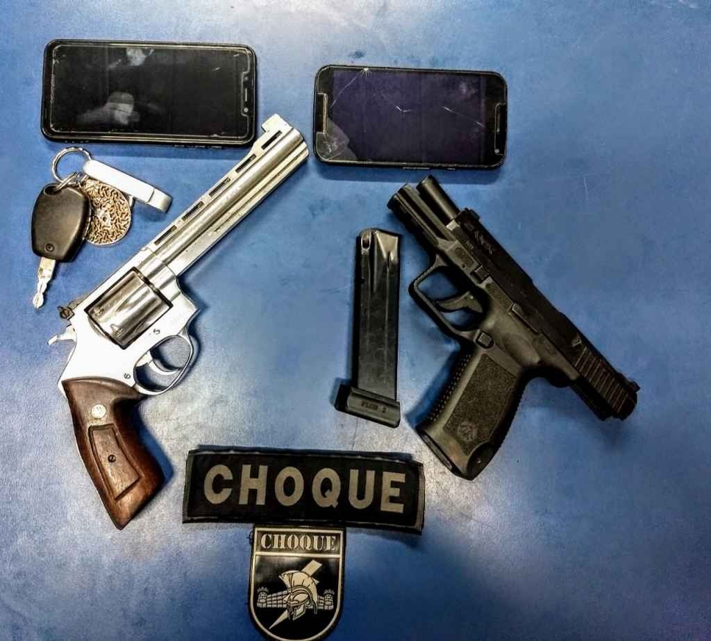 Armas foram adquiridas em Cuiabá (Divulgação PM)