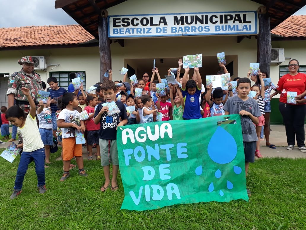 Escola Municipal Beatriz de Barros Bumlai - Miranda (MS) - Crianças em ação Educacional // Divulgação PMMS