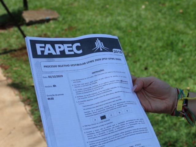 As provas foram realizadas no dia 1º de dezembro e o resultado divulgado no último dia 24 (Foto/Arquivo: Marcos Maluf)