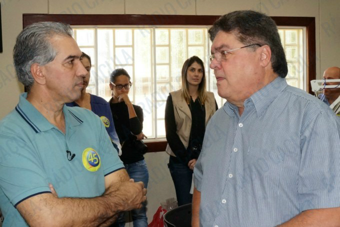 Governador em visita a Rádio Caçula; nesta quarta-feira estará novamente em Três Lagoas